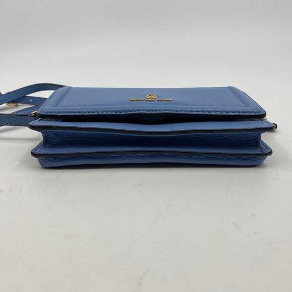Michael Kors Blue Leather Crossbody Bag | OS Adjustable Strap - Picture 4 of 8